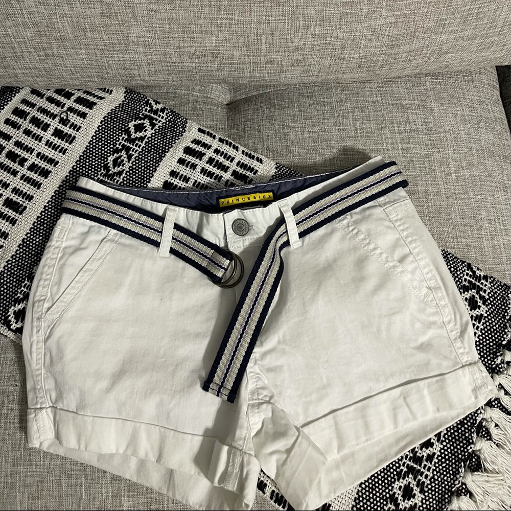 Prince & Fox White Shorts